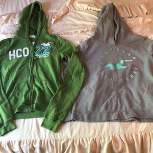 Bundle of two Hollister sweatshirts size large